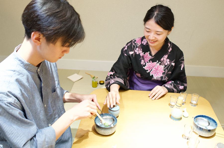 文化体験ツアーの様子